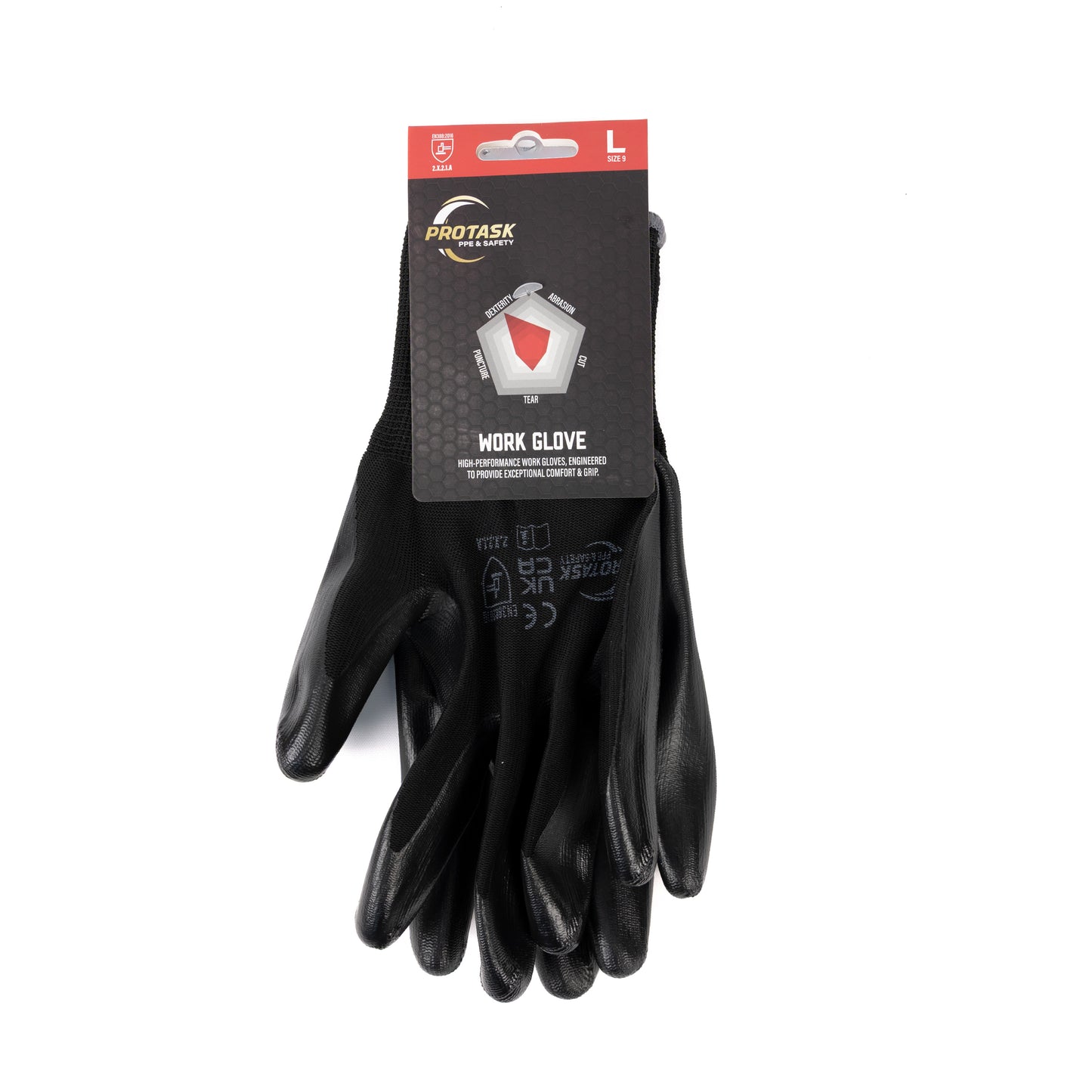 Nitrile Dipped Gloves | Black Work Gloves