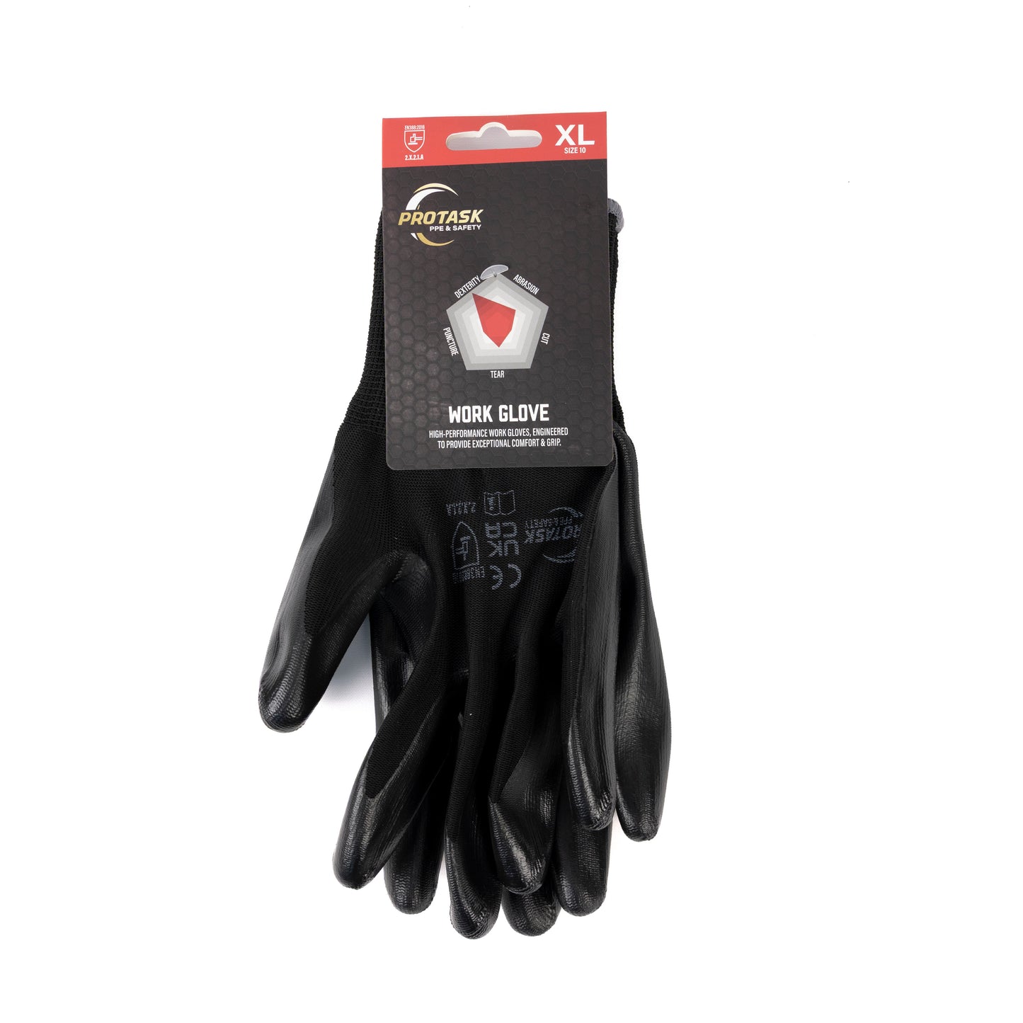 Nitrile Dipped Gloves | Black Work Gloves