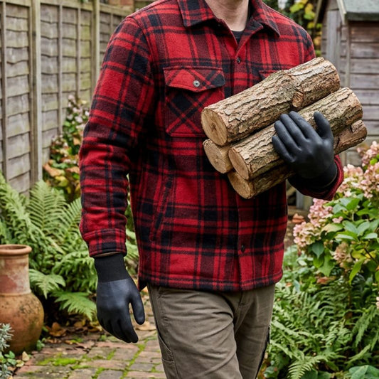 Black PU Coated Work Gloves